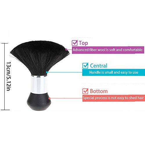 Fleymu Capas de Peluquería con Cepillos de Cuello Capas de Peluquería Delantal Impermeable Peluqueria Capa de Ajustable Profesional Salon Adecuado para Corte de Pelo Adultos, Peluqueria,Tinte y Mechas