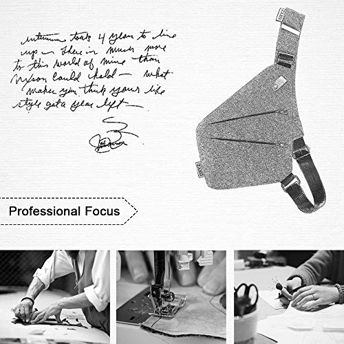 flintronic Sling Hombro Mochilas, Mochila Crossbody para Exterior Repelente al Agua, Lona Antirrobo Paquete de Cofre Militar Multiuso para Viajes, Excursiones, Deportes al Aire Libre