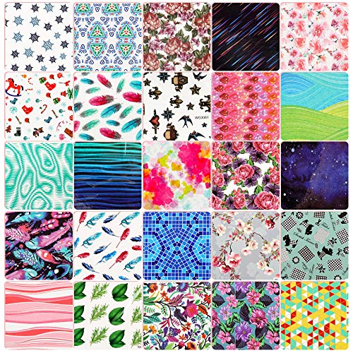 FLOFIA 45 Hojas Calcomanías Autoadherentes Pegatinas Uñas al Agua Transferencia Decorativas Etiqueta Engomada del Arte del Clavo Nail Stickers para DIY Decoración Uñas Manicura Nail Art Accesorios