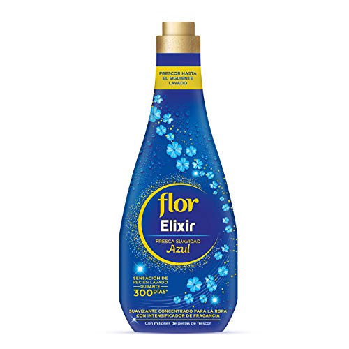Flor Elixir Azul Suavizante Concentrado - 8 Paquetes de 50 Dosis - Total: 400 Dosis