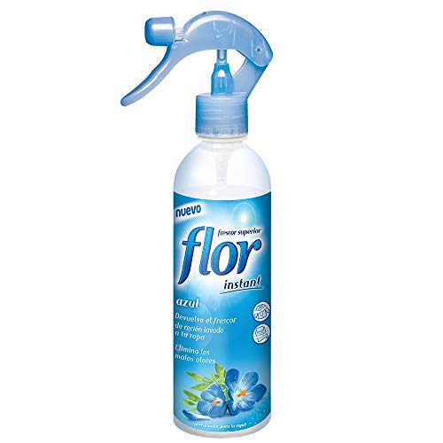 Flor Instant - Perfumador para la ropa, aroma azul - 345 ml