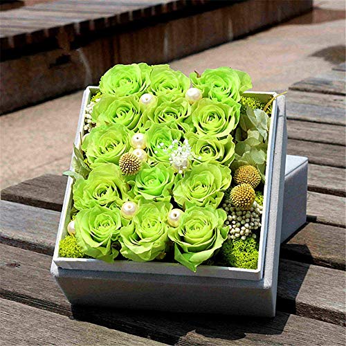 Flor Preservada Caja de regalo de flores eternas de rosas Flor creativa hecha a mano for enviar novia Navidad, día de San Valentín, aniversario de regalo de cumpleaños para el día de San Valentín Cump