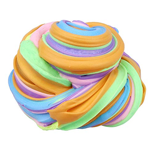 Fluffy Cloud Slime, BESTZY Arcilla Seca al Aire, Fluffy Slime Kit, 6 Colores Fluffy Floam Slime Mixto Elástico y Suave Arcilla Juguete No Tóxico para Niños y Adultos