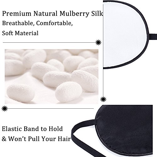 FMS Parche en el Ojo Seda Adultos y niños ambliopía Estrabismo