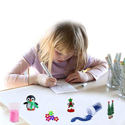 FOGAWA 24 Botes de Purpurina Manualidades Colores para Uñas con Tapa Perforada Purpurina de Glitter para Uñas 24 Colores Set de Brillantina en Polvo para Maquillaje y Decoración de Paple DIY