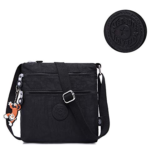 Foino Bolso de Moda Bolso Bandolera Mujer Bolsas de Viaje Bolsos Escolares Bolsa de Deporte Ligero Vintage Colegio Libro Travel Bag para Tablet Bolsa Diseño