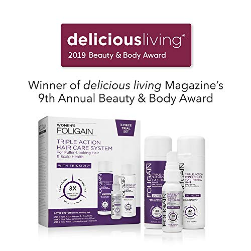 FOLIGAIN - Tratamiento de regeneración capilar para mujeres con 10% de trioxidil - 59 ml.