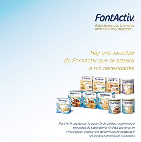 Fontactiv Forte Chocolate - 14 Sobres de 30gr - Suplemento Nutricional para adultos y mayores - 1 o 2 sobres al día.