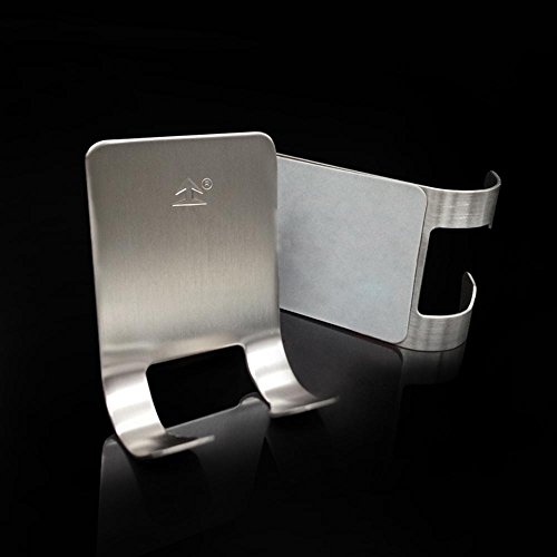 FOONEE - 2 ganchos de afeitar de acero inoxidable, ganchos de afeitar adhesivos multiusos resistentes para baño, cocina