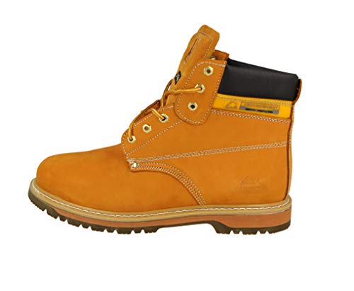 Footwear Sensation - Calzado de protección para hombre, color Amarillo, talla 45