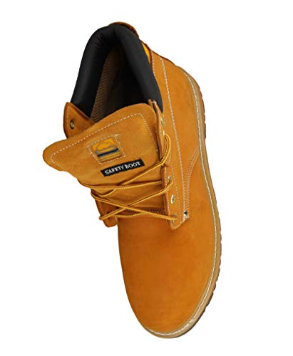 Footwear Sensation - Calzado de protección para hombre, color Amarillo, talla 45