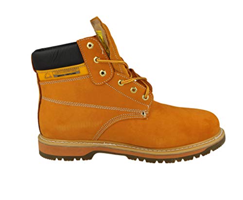 Footwear Sensation - Calzado de protección para hombre, color Amarillo, talla 45