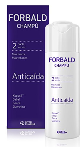 FORBALD – Champú anticaída cabello con vitaminas. Doble acción: fuerza y volumen del pelo. Estimula el crecimiento del cabello – 250 ml