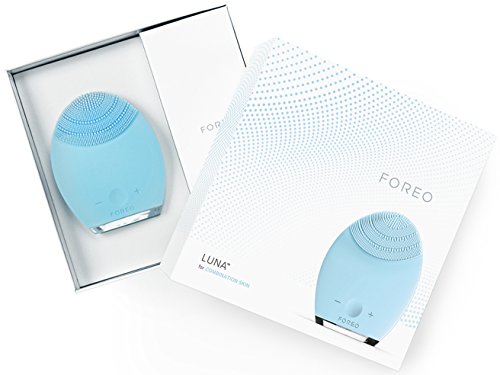 FOREO Luna - Dispositivo de Limpieza Facial Anti-Edad, Piel Mixta