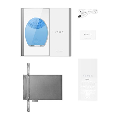 FOREO Luna - Dispositivo de Limpieza Facial Anti-Edad, Piel Mixta