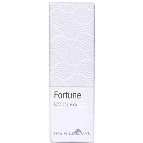Fortune Scalp Oil - Equilibra el Cuero Cabelludo Seco y Sensible, Evita la Psoriasis | 50ml | Sin Sulfato, Vegano y 100% Natural | Aceite de Salvia y Jojoba | The Wild Curl