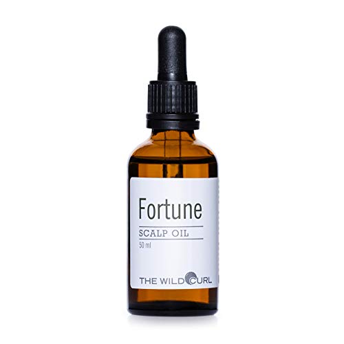 Fortune Scalp Oil - Equilibra el Cuero Cabelludo Seco y Sensible, Evita la Psoriasis | 50ml | Sin Sulfato, Vegano y 100% Natural | Aceite de Salvia y Jojoba | The Wild Curl