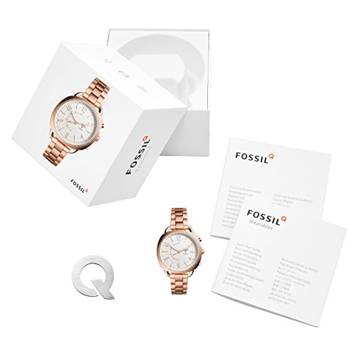 Fossil Reloj Analogico para Mujer de Cuarzo con Correa en Acero Inoxidable FTW1208