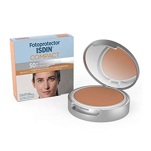 FOTOPROTECTOR ISDIN COMPACT BRONCE SPF 50+ ACTO PARA PIEL ATOPICA Y SENSIBLE