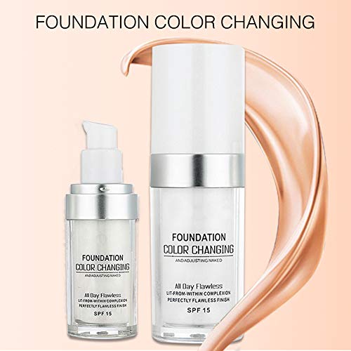 Foundation Color Changing, Cubierta del Corrector Make Up Cream Colour Correcting Cream,Resistente al Agua,Duradero, Creativo para Mujeres niñas