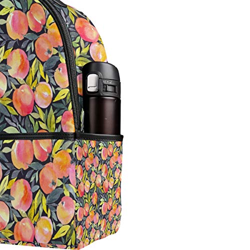 Fragrant Peaches Mochila para Hombres Mujeres Mochila Hombro Mochila Daypacks Teenagers Viaje Bagpacks Casual Daypack para Viajes