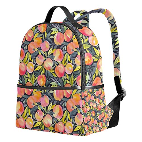Fragrant Peaches Mochila para Hombres Mujeres Mochila Hombro Mochila Daypacks Teenagers Viaje Bagpacks Casual Daypack para Viajes