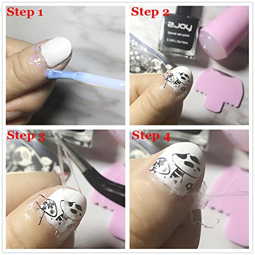 Frenshion 1 Pieza 10 ML Peel Off Liquid Latex Nail Edge Líquido Base Coat Protector Cutícula de la Guardia de la Piel y pinzas de uñas de acero inoxidable de 1 pieza