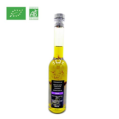 FRISAFRAN - Aceite de oliva Virgen Extra aromatizado al azafran - 250ml