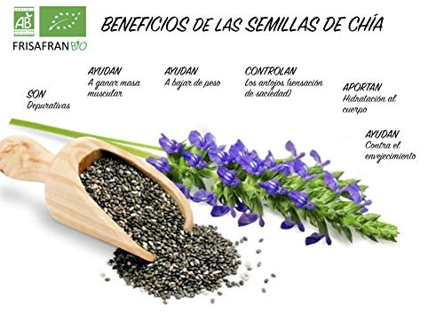 FRISAFRAN - Semillas de Chia Orgánica (500Gr)