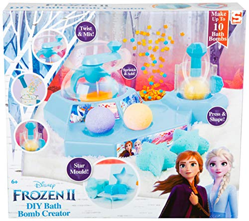 Frozen 2 Kit Para Hacer Bombas De Baño, Juego De Bombas De Jabón Efervescentes Con Moldes, Juegos Educativos para Niñas, Kit de Manualidades Con Formas Originales, Regalos Frozen Anna Elsa