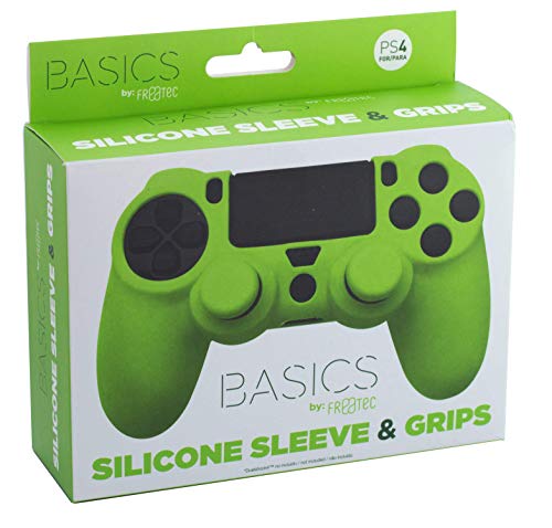 FR·TEC - Protector De Silicona + Grips - Color Verde PS4
