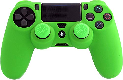 FR·TEC - Protector De Silicona + Grips - Color Verde PS4