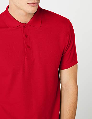 Fruit of the Loom 63-218-0, Polo para Hombre, Rojo (Red RD), M