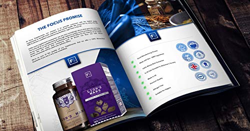 FS Melena de Leon 1000mg por Porcion | Lions Mane Nootropicos | 180 Capsulas Veganas de Alta Potencia | Sin OGM, Gluten o Lacteos