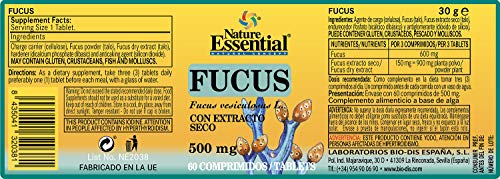 Fucus 500 mg. 60 comprimidos. (Pack 2 unid.)