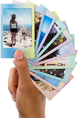 Fujifilm Instax Mini Macaroon - Pack de 10 películas instantáneas, multicolor