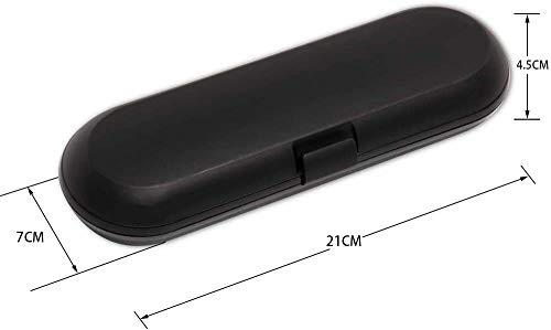 Funda de viaje para cepillo de dientes eléctrico Oral B y Philips Sonicare, color negro