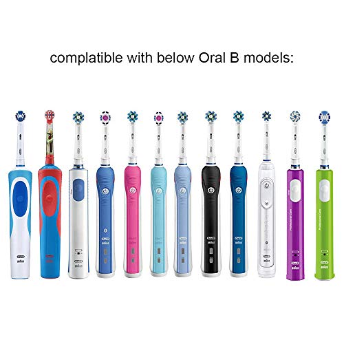 Funda de viaje para cepillo de dientes eléctrico Oral B y Philips Sonicare, color negro