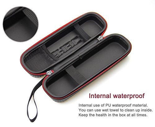 Funda dura y compacta"SIN OLOR" Diseñada para el cepillo eléctrico recargable oral-b pro 600 d16 Pro 1000 pro 2000 oral-b pro 3000 Bolsa de transporte resistente al agua Duro Viaje Estuche Bolso