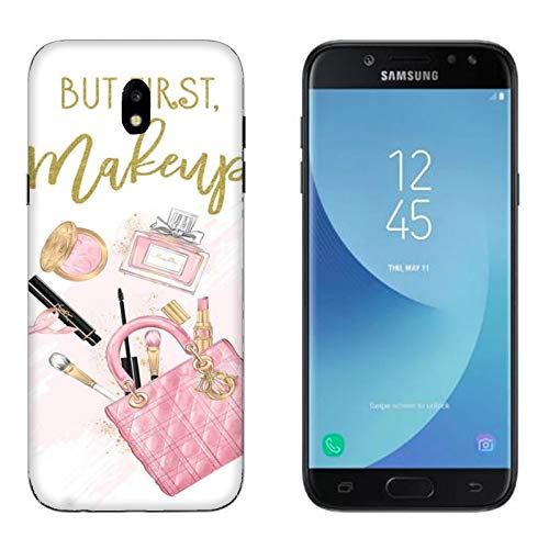 Funda Galaxy J5 2017 | J520 Carcasa Samsung Galaxy J5 2017 | J520 amo el maquillaje antes del truco / Cubierta Imprimir también en los lados / Cover Antideslizante Antideslizante Antiarañazos Resist