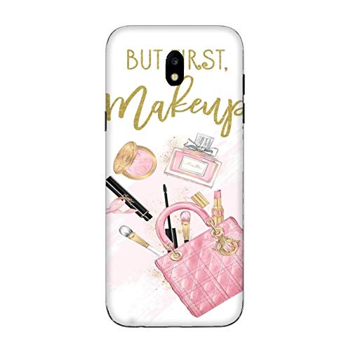 Funda Galaxy J5 2017 | J520 Carcasa Samsung Galaxy J5 2017 | J520 amo el maquillaje antes del truco / Cubierta Imprimir también en los lados / Cover Antideslizante Antideslizante Antiarañazos Resist