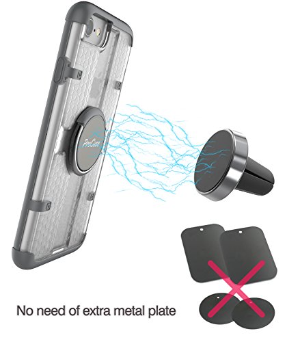 Funda iPhone SE 2020 / iPhone 8 / iPhone 7, ProCase Estuche Multifunción con Soporte Giratorio para Soporte de Anillo,Funda de Kickstand para Apple iPhone 8 / iPhone 7 4.7 Pulgada -Negro