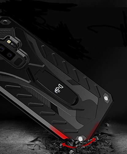 Funda para móvil Xiaomi Redmi Note 8T (6.3") Con Soporte Diseño Armadura Resistente Elegante Carcasa Antigolpes Híbrida Blindada Reforzada Dura Armor Case (Xiaomi Redmi Note 8T, Azul)