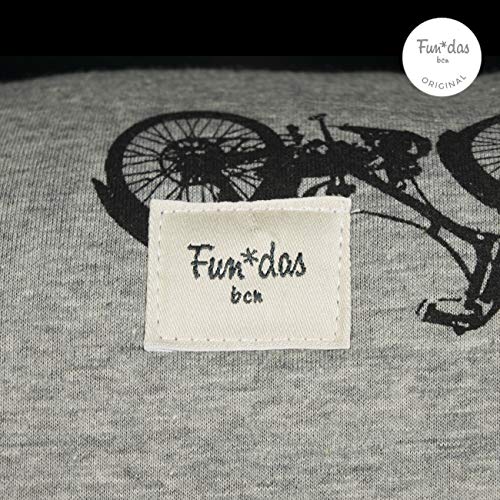 Fundas BCN® F191/93e99b - Colchoneta para BabyZen Yoyo + Cubre Arneses - Estampado Black Bikes