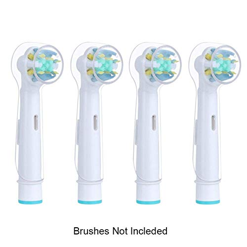 Fundas para Cabezales,8 Cepillo de Dientes Eléctrico Cubierta Cubierta Protectora Higiénica de Plástico Transparente Cubierta de Cepillo Eléctrico para Oral B
