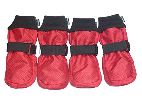 Fundas protectoras Vibrant Fellow para patas de perro, resistentes al agua, suaves y antideslizantes, juego de 4