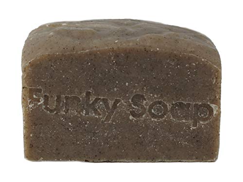 Funky Soap Algas Marinas y Rhassoul Clay Champú 100% Natural Hecho a Mano, 1 Barra de 120g