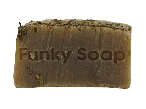 Funky Soap Lavanda, Limón & Romero Jabón 100% Natural Hecho a Mano, 1 Barra de 65g