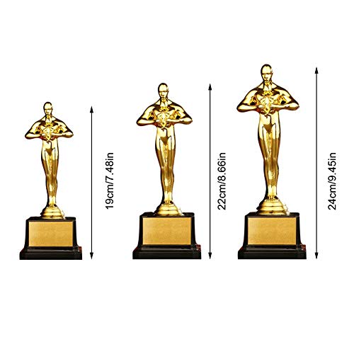 Further Logro de Oro Trofeo de Oro - Pequeño Trofeo al Estilo Oscar para la Entrega de premios y Celebraciones de Fiestas workable