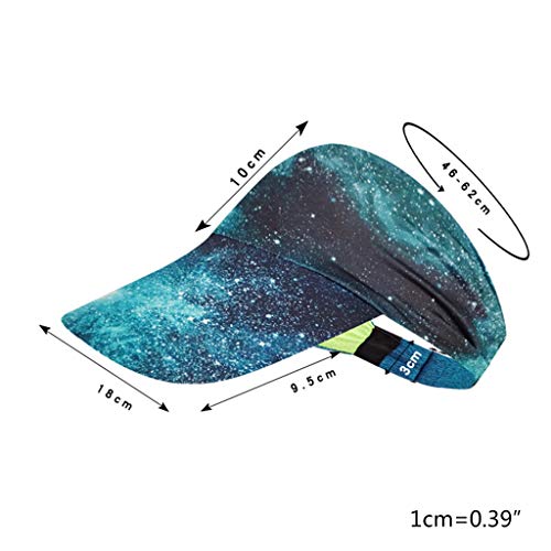 Fuwahahah Gorra de béisbol unisex vacía, degradado colorido, de secado rápido